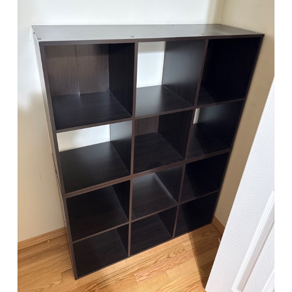 Black Shelving Unit - 36W, 12D, 48.5T 