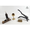 Image 2 : 19th-Century Cast-Iron Apothecary Cork Press , Vintage Block Plane, 1970s Cigarette Ashtray And More