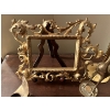 Image 4 : Collection of brass candle holders book end bird sculptures, and a brass picture frame