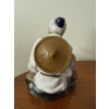 Image 4 : Oriental Decor - Stoneware (26) Fisherman (7T), Asian Stone Name Stamps (2), Green Onyx  Pyramid