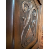 Image 3 : Gorgeous Hand Carved Art Nouveau Antique Wooden Sideboard, Contents NOT Included - 48W, 19D, 76T 
