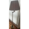Image 2 : Stiffel Brass Candlestick Aladdin Style Arm Floor Lamp 4.5 Feet Tall
