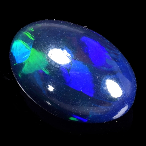 ($6,520 Appraisal) - 6.52 ct Certified Black Opal gemstone 