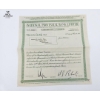 Image 1 : Vintage Stock Certificate From The National Provincial Bank Limited, 