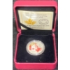 Image 1 : 2015 $3 50th Anniversary of the Canadian Flag Fine Silver Coin 7.96 Grams