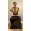 Image 4 : Wooden Bust Of Human Torso - Art - Brutalist Style 24T