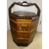 Image 1 : Gorgeous Antique Chinese Wedding Basket 25"Tall