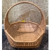 Image 3 : Medalta 4 - Antique Canister w/ Decorative Woven Basket (2)