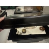Image 3 : Set of 2Wood and Glass Display End Tables 20Hx26Wx22L Contents NOT Included