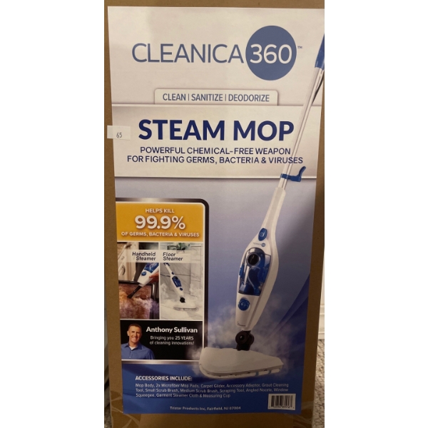Cleanica 360  Steam Mop Never Used  Brand New