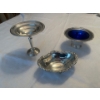  Sterling Martini Glass & BIRKS Sterling Salts/Nuts Tray 