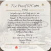 Image 4 : 1996 First Year of Circulation $2 Proof Coin