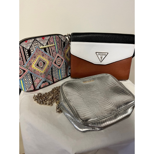 Victoria’s Secret, Steve Maddsen, and guess purses all in great condition.  