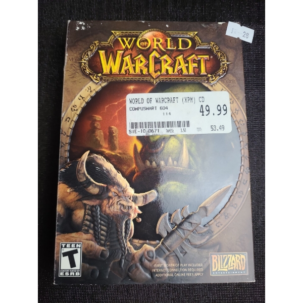 World of Warcraft PC CD-ROM Game