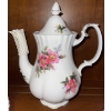 Image 5 : Royal Alberts Bone China "Prairie Rose" Collectible Pieces Tea Pot, Cups & Saucers, Cream & Sugar 