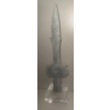 Image 5 : Exquisite 18th Century Qing Dynasty Carved Jade Dagger 14"Tall