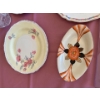 Image 7 : -great lot of porcelain serving plates & collection of floral Porcelain ornaments.
