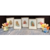 Image 1 : Pendelfin Fun: Framed Crochet (4x5 Each) Plus '50' Celebration Rabbits 'Joy' & 'Ray' (4W, 4.5T Each)
