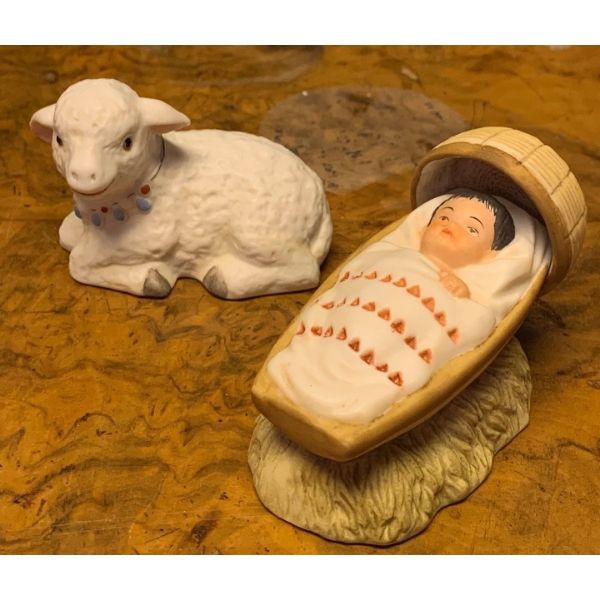 Gregory Perillo - Sage Brush KIds 'Manger Baby w/ Animal' 3L