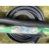 Image 4 : Assorted Yard Utensils-Ryobi Trimmer w/ battery, Shovels, Forks, Rakes, Edger, Trash Cans & More