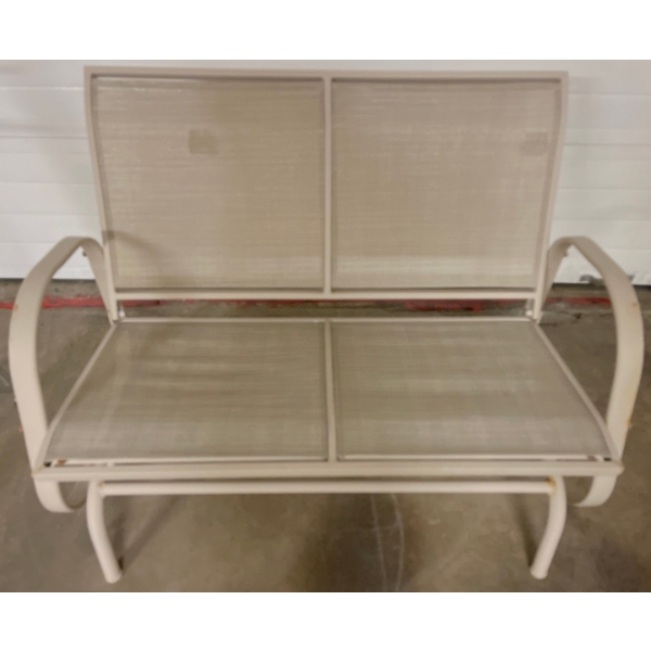 Garden Glider - 64Wx42H Rocking Outdoor Bench Comfortably Seats Two