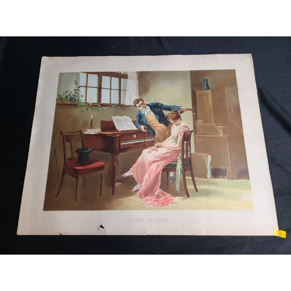 Music of Love Print 20 X 16 , Not Framed 