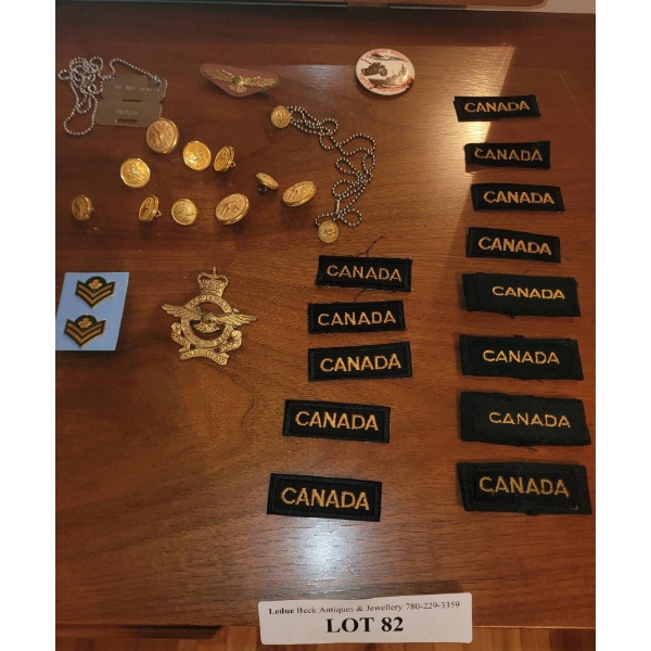 Canadian Military Uniform Patches, Pins, Badges, and Accessories