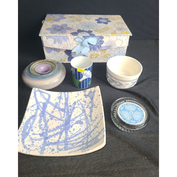 Floral Box, Vase, Rectangular Dish 8 X 7, Candle Holder and More!
