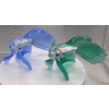 Swarovski Crystal Blue and Green Beta Fish