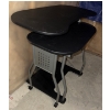 Image 4 : Metal Framed L-Shaped Computer Desk Or Corner workstation 33"x 22"