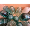 Image 3 : variety pack of glass, antique insulators, all sizes, colors and material some glass and some are ce