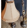 Image 2 : Pair of Lamps w/ Beaded Trim Shades 29 T 