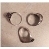 Image 6 : 3 Stamped 925 Silver Rings