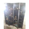 Image 3 : Two Asian Story Painted Panel Room Dividers- Each Divider: 60 W, 72 T- Designs on Both Sides 