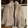Image 1 : 'Saga Fox' Real Rabbit Fur Jacket, Size M 