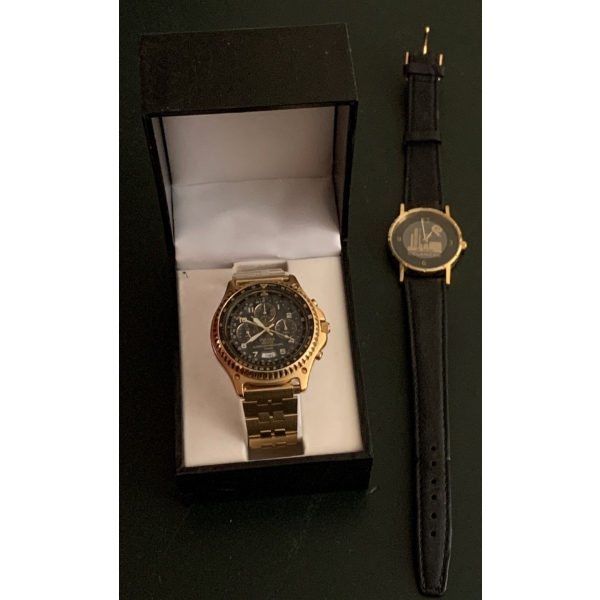 PULSAR Quartz 338040 w/ Bonica Genuine Leather Watchs