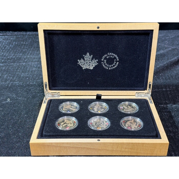 Great Canadian Goalies 2015 $10 Fine Silver Coins 95.22 Grams