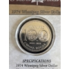 Image 2 : Canadian Silver Coins from 1978 $1 Calgary Centennial ,Winnipeg Centennial RCMP BC Silver Dollar 