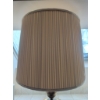 Image 9 : Ornate Table Lamp with Pleated Shade and Decorative Base