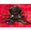 Image 3 : Wood Carved Crab, Opens - 19W 4H