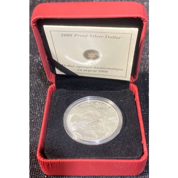 2008 Samuel De Champlain Coin 92.5% Silver 25.175 Grams