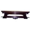 Image 1 : Wall-Mounted Carved Wood Shelf With Mirrored Back