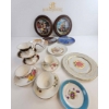 Image 6 : Decorative Plates, Teacups, and Saucers With Floral and Figurative Motifs