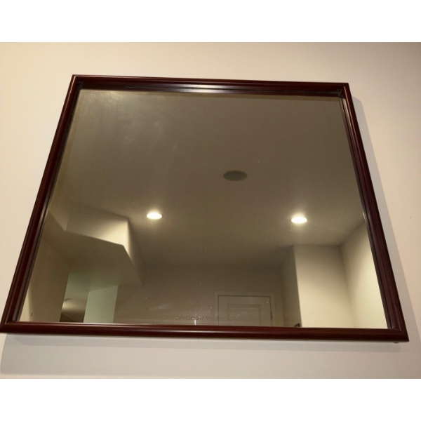 Mahogany Framed Hallway Mirror 