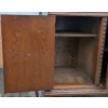 Image 14 : Carved Oak Hutch or Buffet with Storage, Circa 1940s
