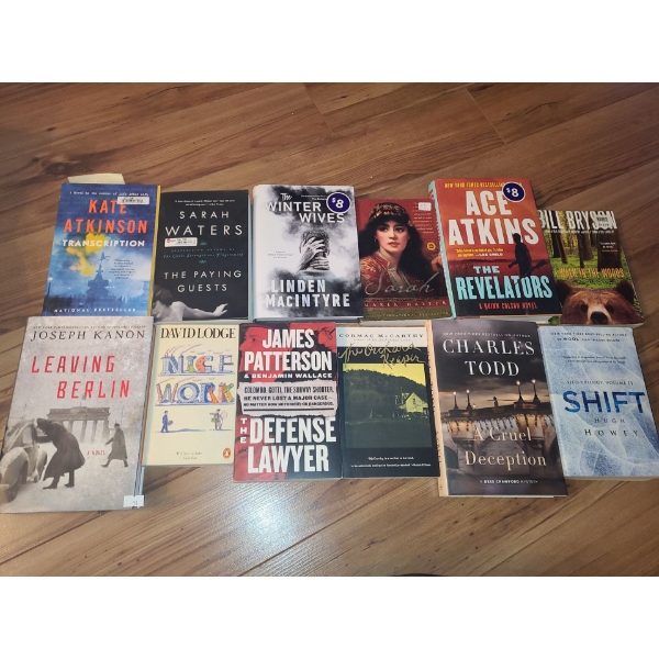 Books: Non-Fiction- Titles by : James Patterson, Ace Atkins, and Others