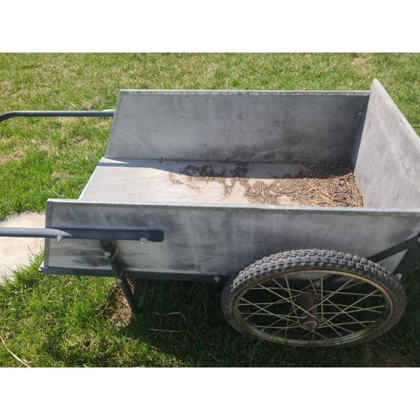 Wooden Garden Utility Cart 58 w, 30 l, 24 h