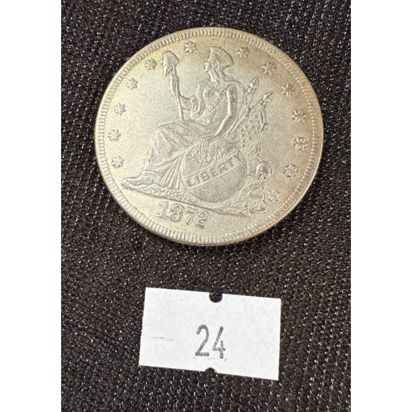 1872 United States Liberty Dollar - Silver Trade Dollar