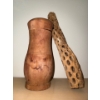 Hand Carved Decorative Urn W Lid 10Tw/ Cholla Wood Cell