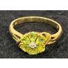 Image 2 : 14K Gold and Peridot Ring (total weight 3g)